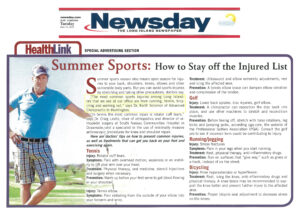 Newsday About Summer Sports